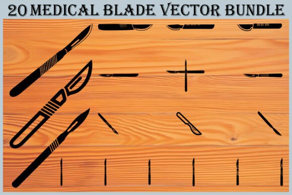 20 Medical Blade Vector Bundle