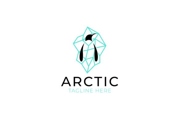Arctic Penguin Silhouette Abstract Logo: A Strategic Brand Identity Tool for Modern Businesses