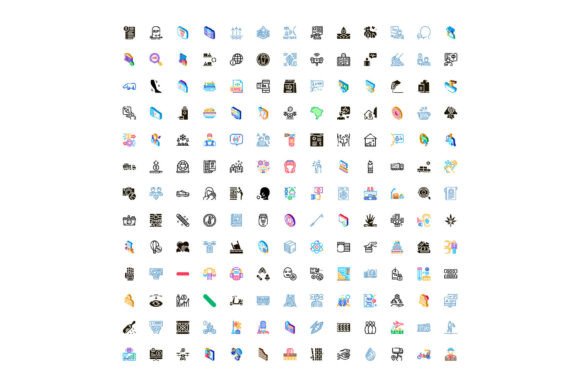 Business and Technology Vector Icon Coll