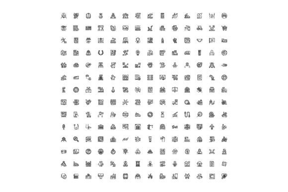 Business Icons Set for Various Industries
