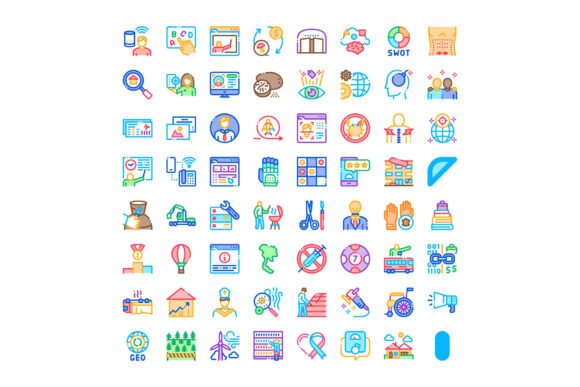 Collection of Business, Medical, and Tec: Practical Vector Icons for Real-World Workflows