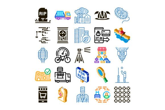 Diverse Collection of Color and Line Ico: A Strategic Asset for Modern Visual Communication