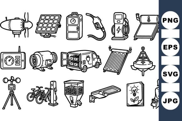 Energy Technology Icon Pack
