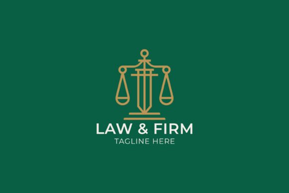 Law and Firm Abstract Logo Attorney: A Strategic Design Asset for Legal Professionals