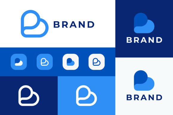 Letter B Modern Brand Logo
