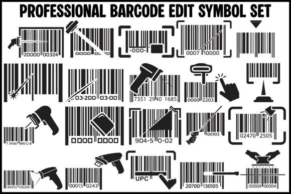 Professional Barcode Edit Symbol Set: The Design Standard for Modern Inventory & Retail Systems