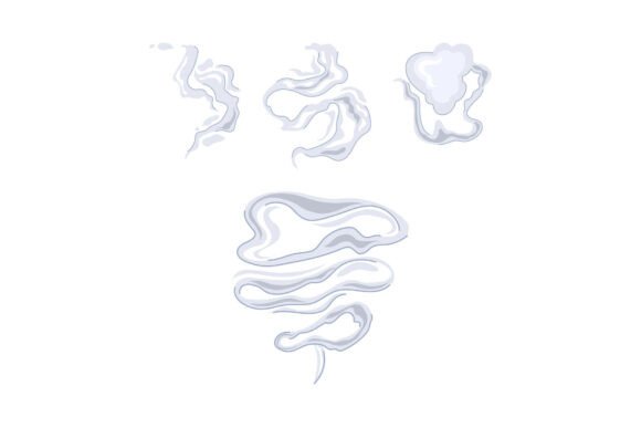 Stylized Smoke Clouds and Steam Puffs: Design Language for Motion, Atmosphere, and Meaning