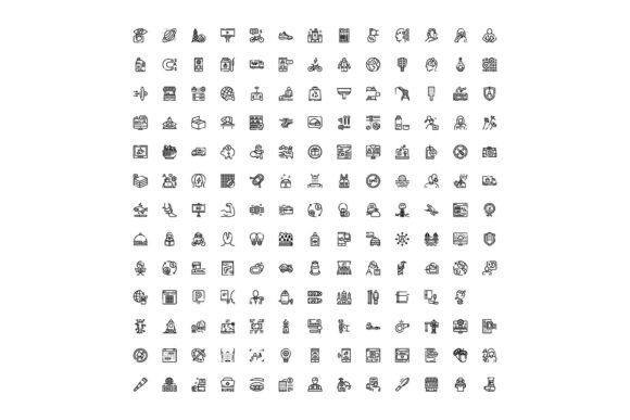Universal Line Icons Collection for Web